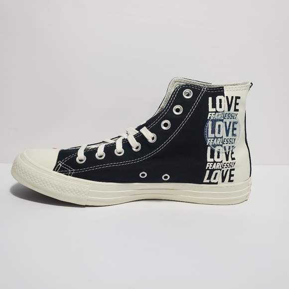 CONVERSE CHUCK TAYLOR LOVE FEARLESSLY HIGH TOPS - Picture 6 of 11
